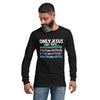 ONLY JESUS CAN TURN A MESS TO A MESSAGE Unisex Long Sleeve Tee