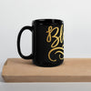 Black Glossy Blessed Mug